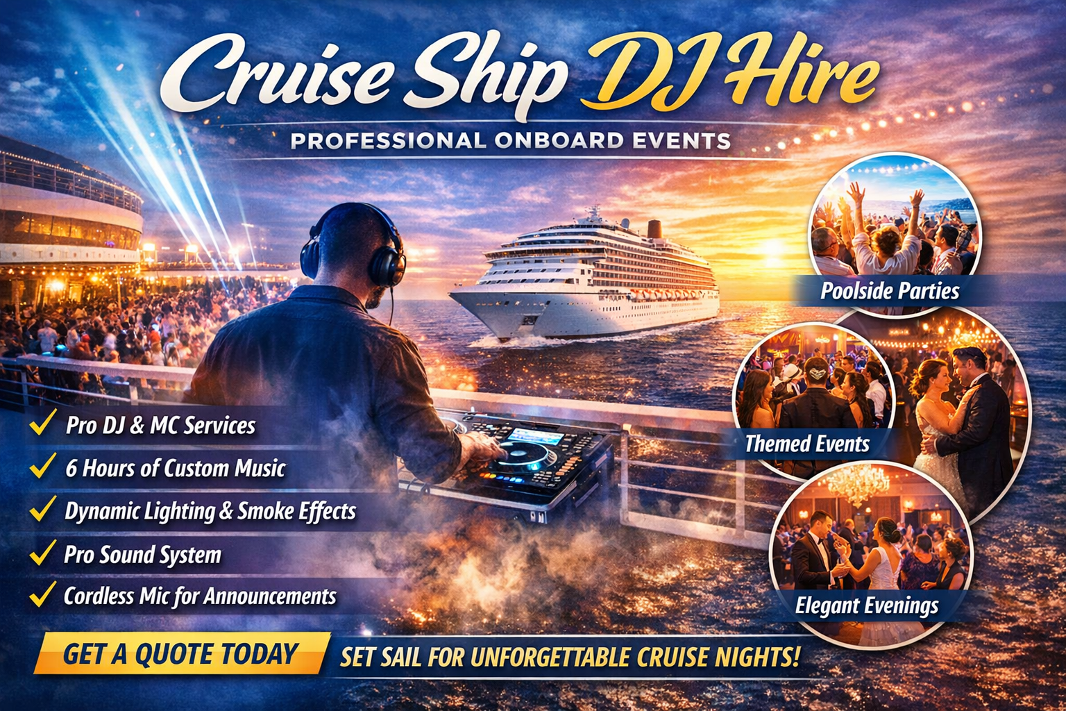 cruise ship dj hire